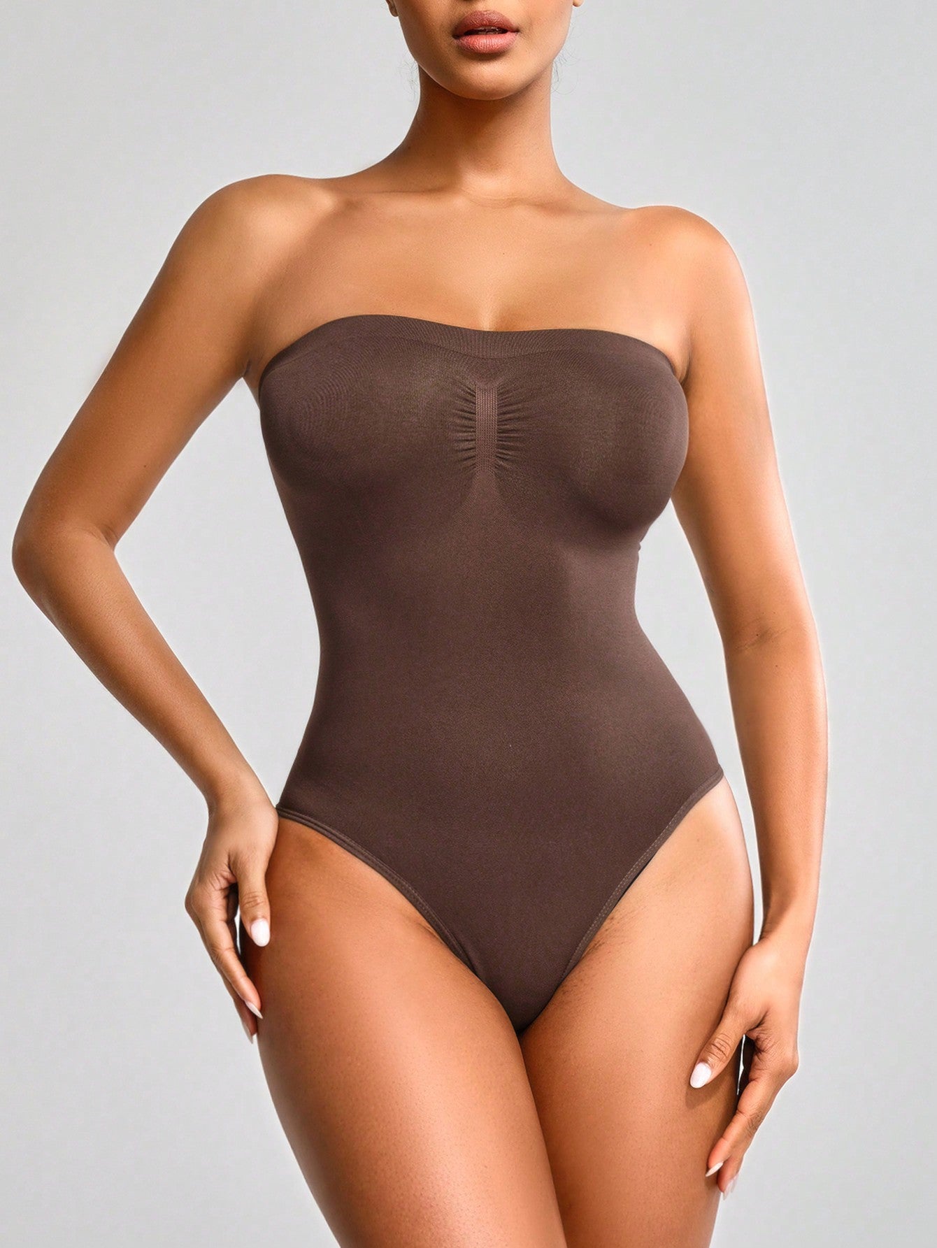 Seamless body-shaping underwear