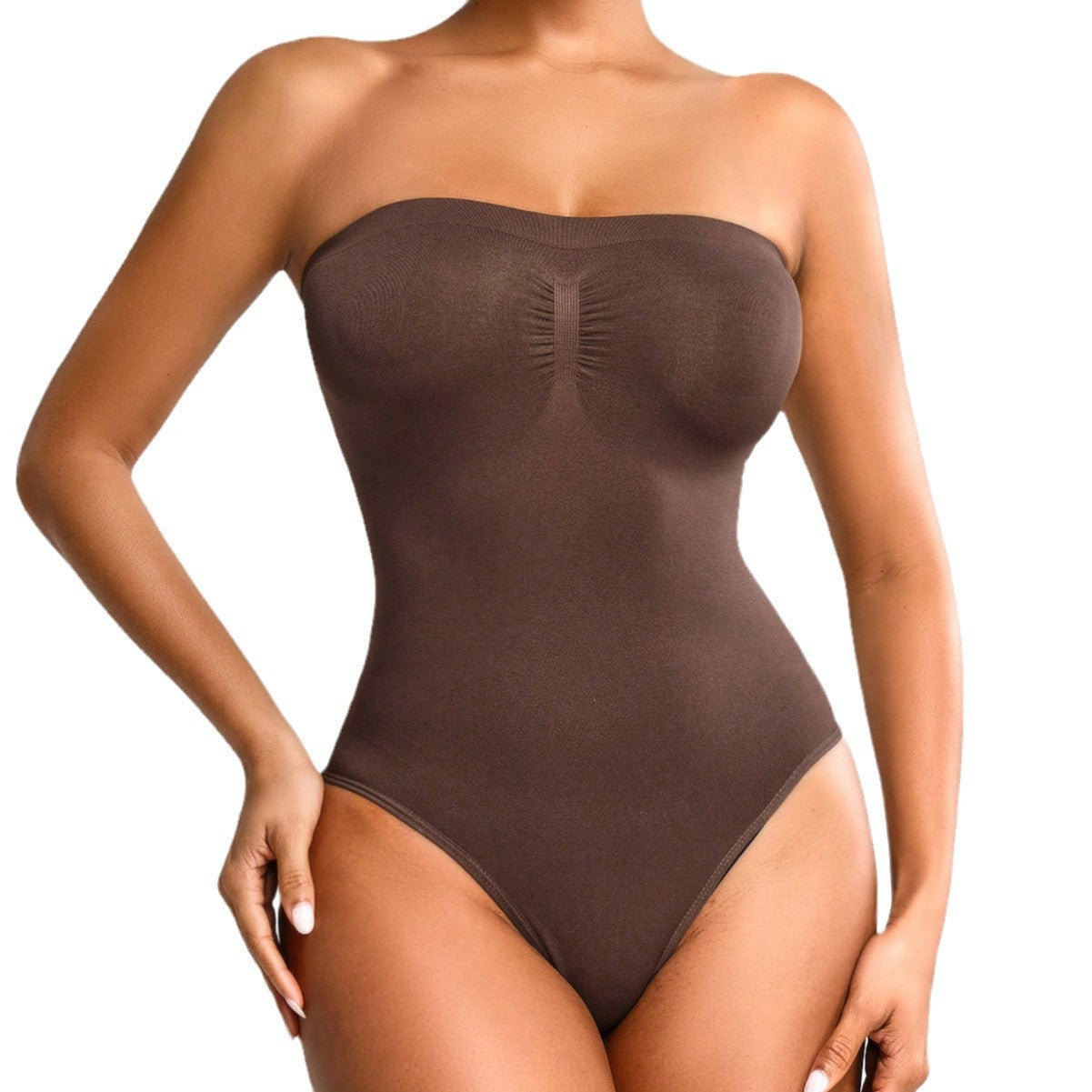 Seamless body-shaping underwear